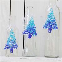 blue mini tree make at home glass fusing kit 