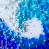 fused glass coaster wave kit