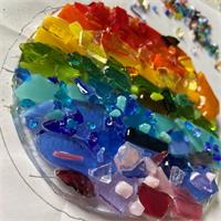 make at home fused glass bauble kit 