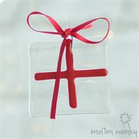 fused glass present