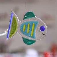 fused glass fish