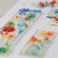 Flower sun catcher glass fusing kit 