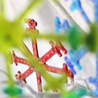 giant fused glass snowflakes