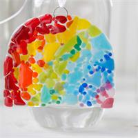 rainbow make at home fused glass kit