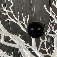 spider fused glass decoration