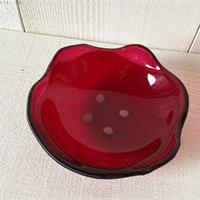 fused glass bowl 