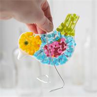 wonky bird make at home glass fusing  kit