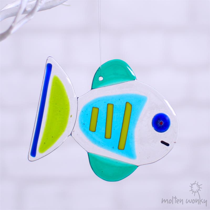 fused glass fish 