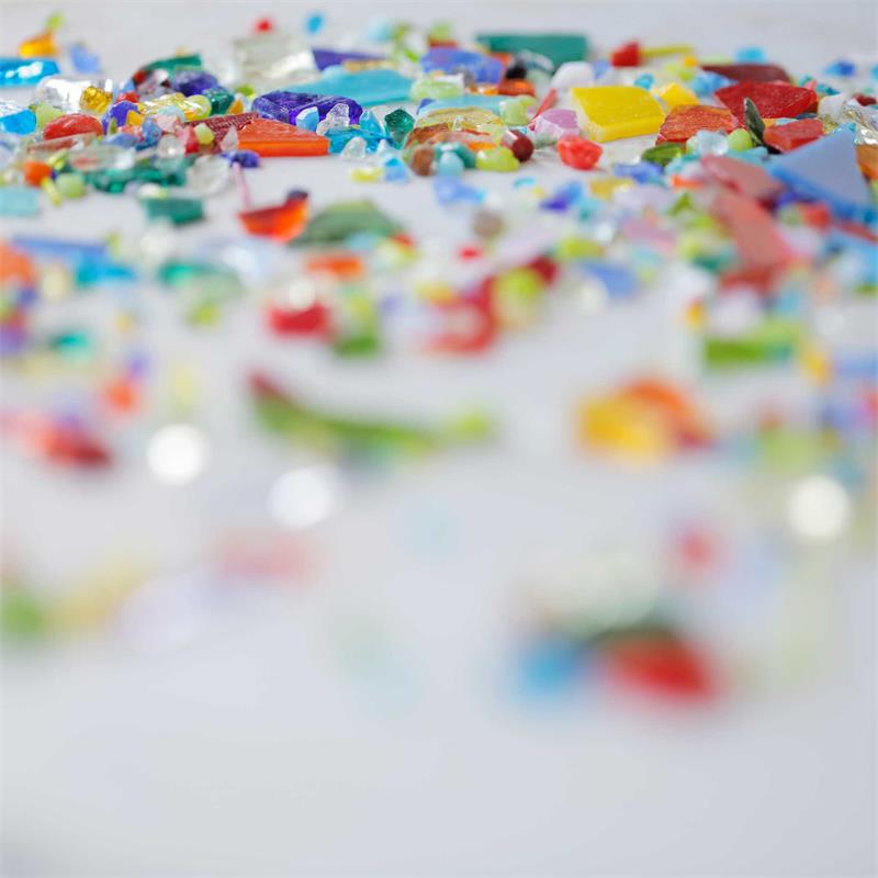 Christmas fused glass make at home bauble kit 