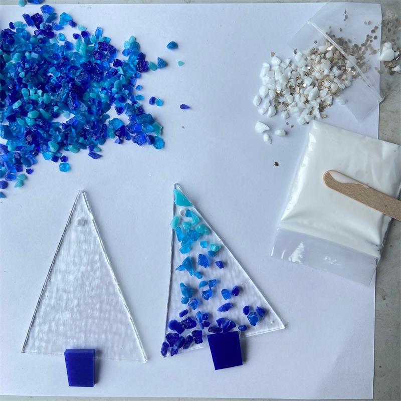glass fusing Christmas tree kit 