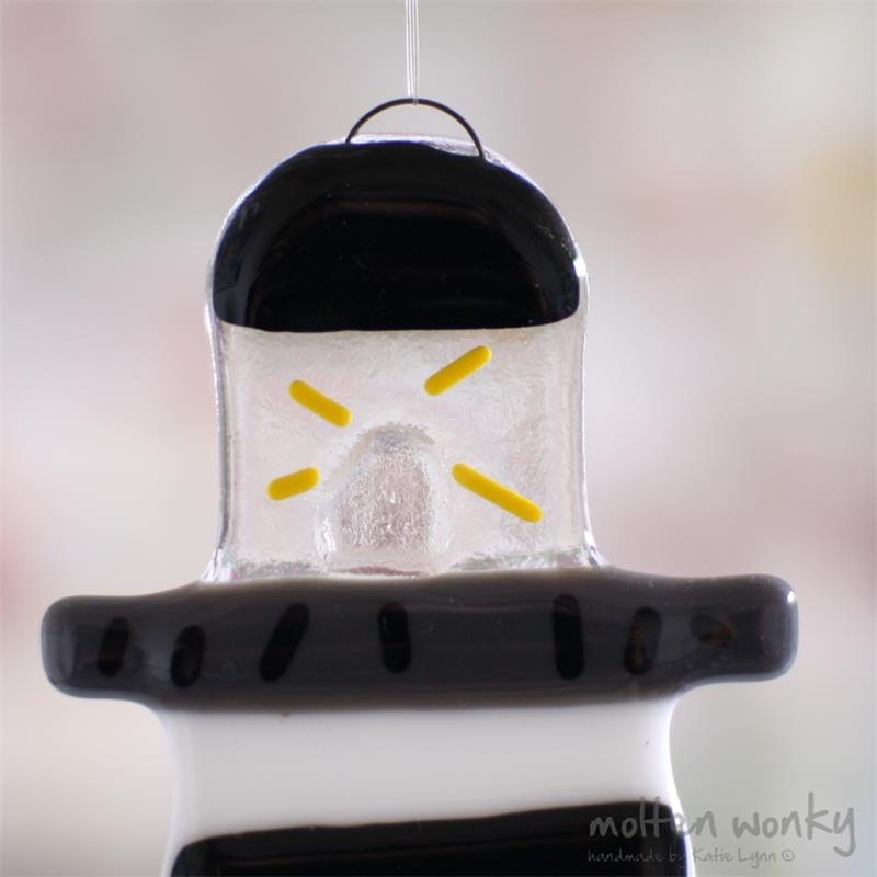black and white lighthouse