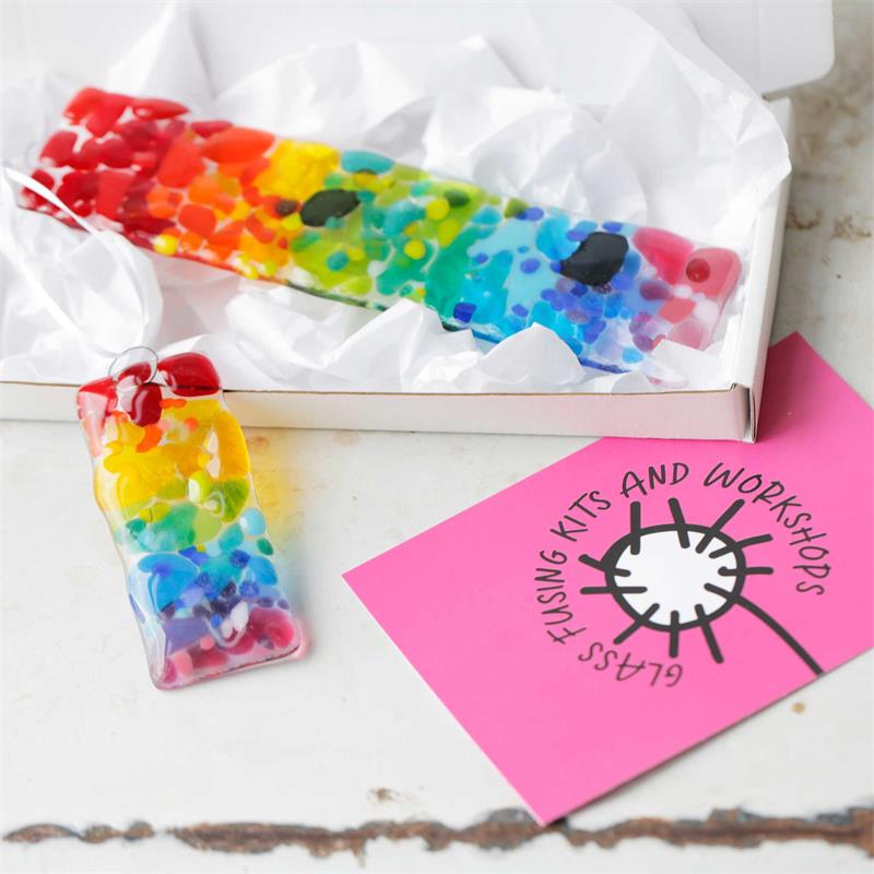 make at home fused glass sun catcher kit 