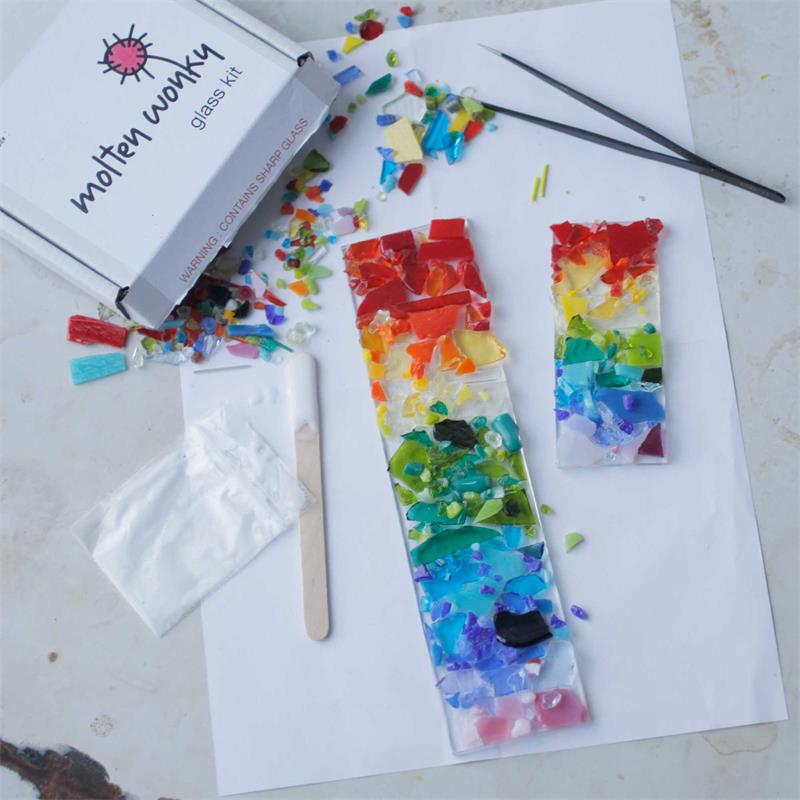 make at home fused glass sun catcher kit 