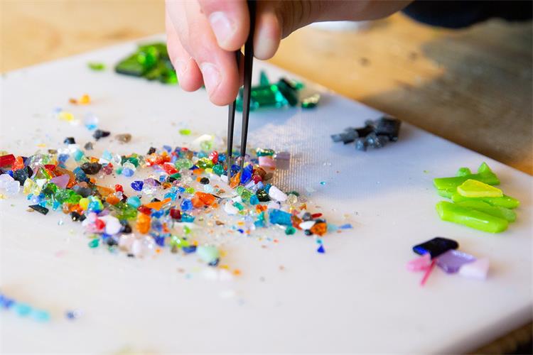 colourful fused glass kit